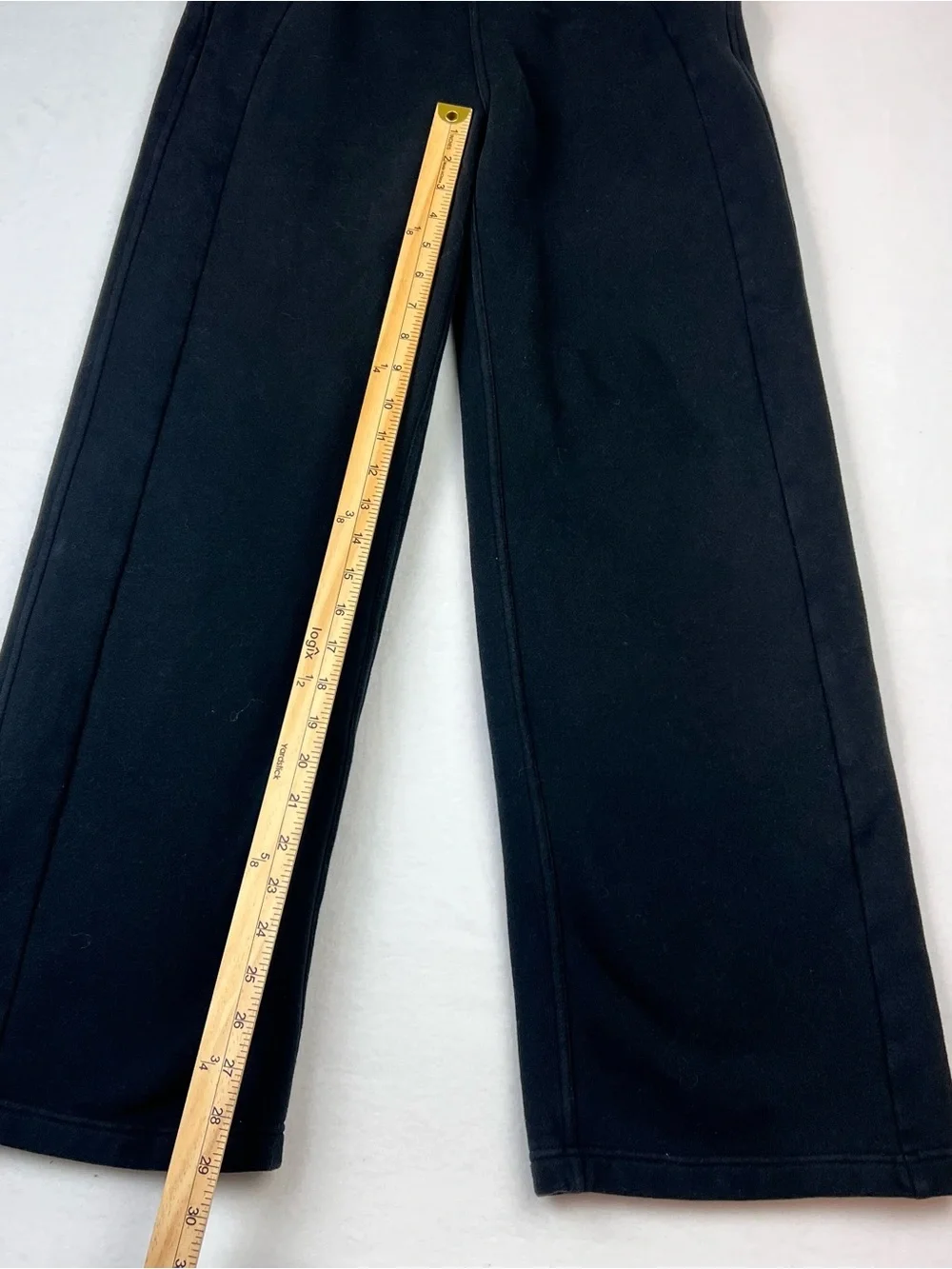 Lululemon Scuba Mid-Rise Wide-Leg Pant Size XXS Regular Black